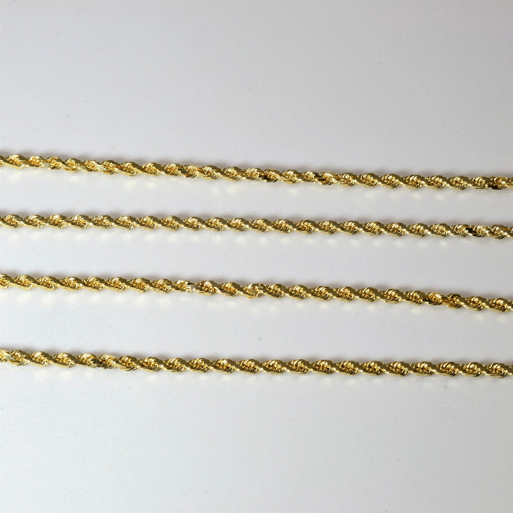 18k Yellow Gold Rope Chain | 30