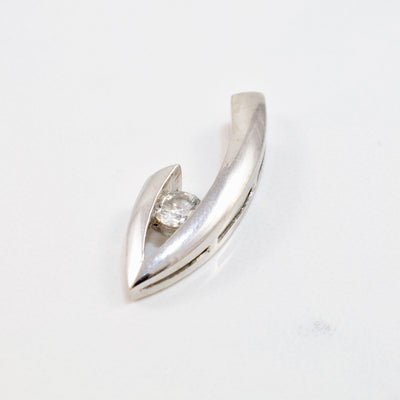 Tension Set Diamond Drop Pendant | 0.20 ctw Diamond |