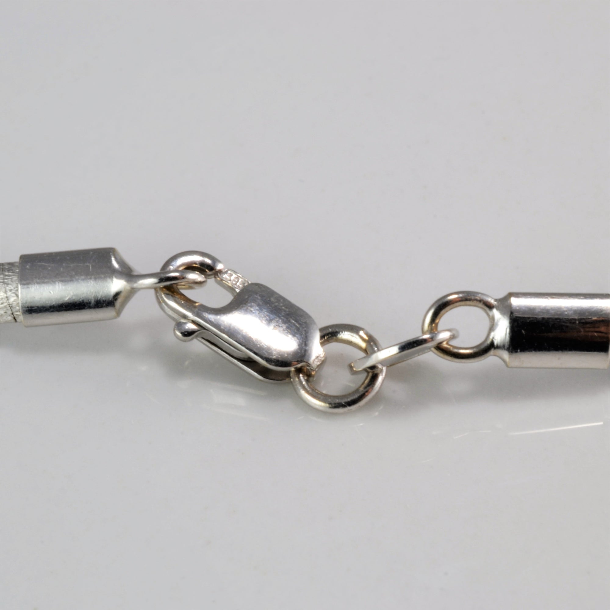 Snake Chain Diamond Flower Pendant Necklace | 0.05 ct, 16''|