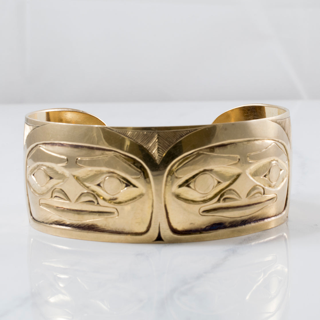 Indigenous Moon Art Cuff Bracelet | SZ 6
