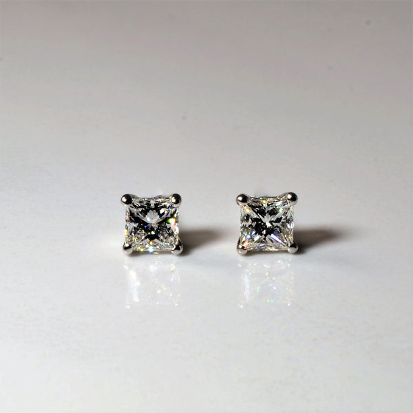 Princess Diamond Stud Earrings | 1.01ctw |