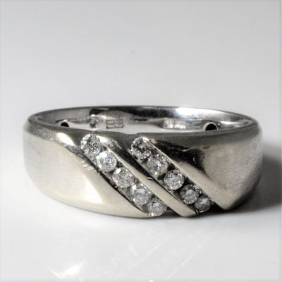 Channel Set Diamond Ring | 0.30ctw | SZ 10.5 |