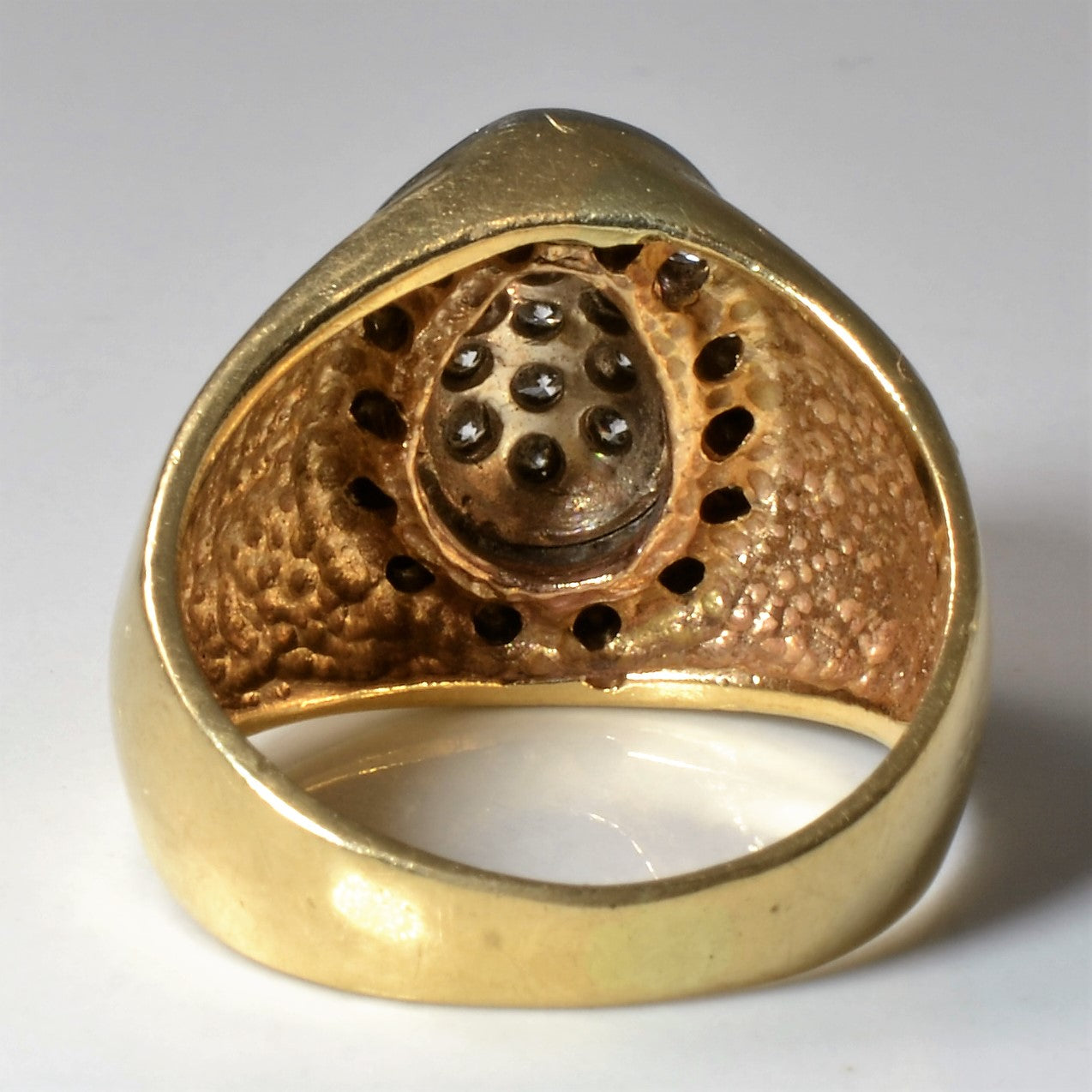 Pave Pear Shaped Cluster Ring | 0.70ctw | SZ 7.25 |