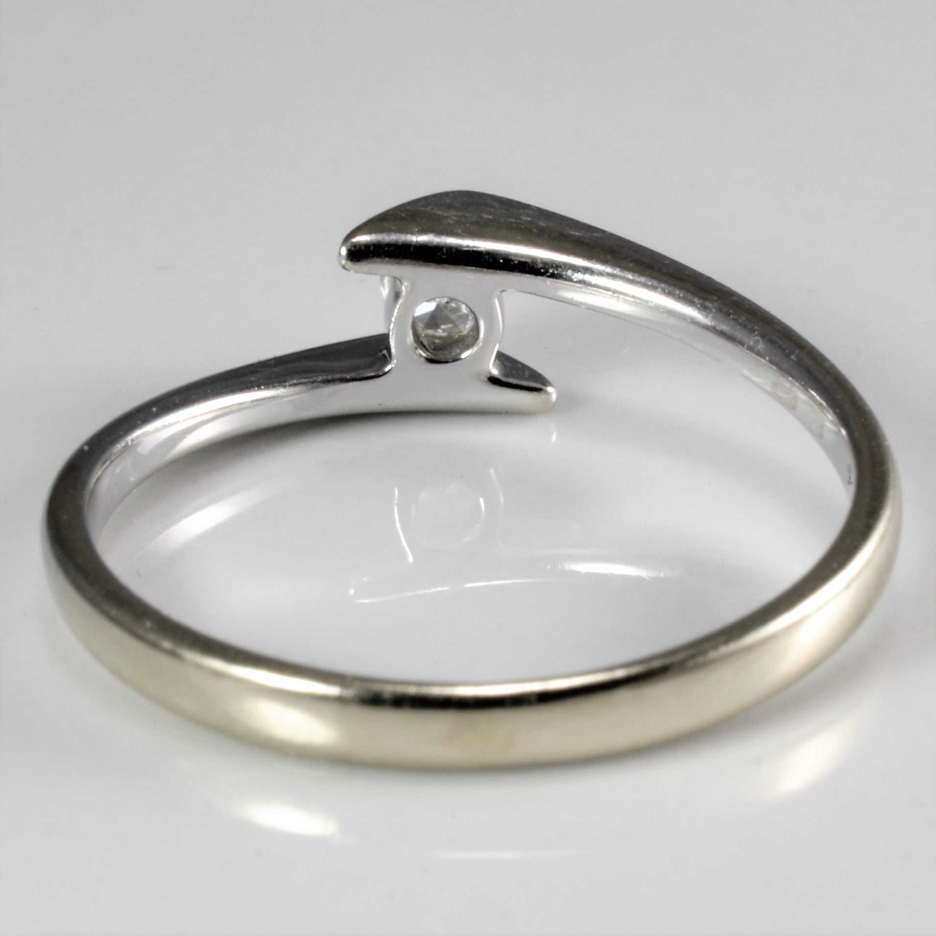 Bypass Diamond Promise Ring | 0.10 ct, SZ 6.25 |