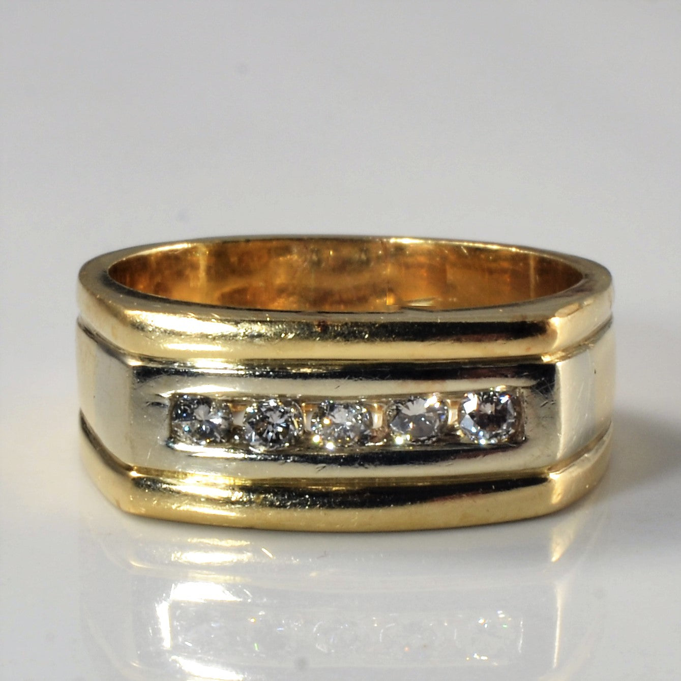 Diamond Channel Ring | 0.30ctw | SZ 10 |