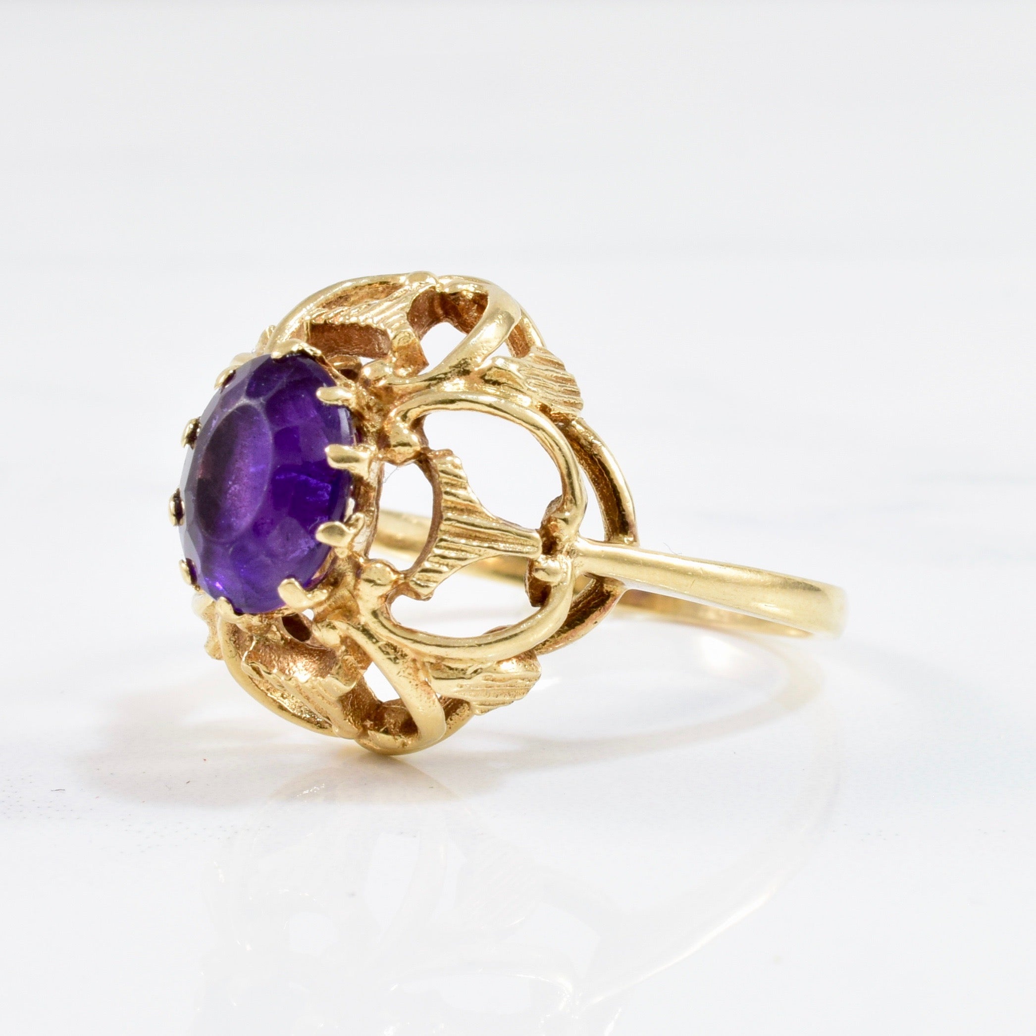 Birks' Oval Amethyst Ring | SZ 6 |