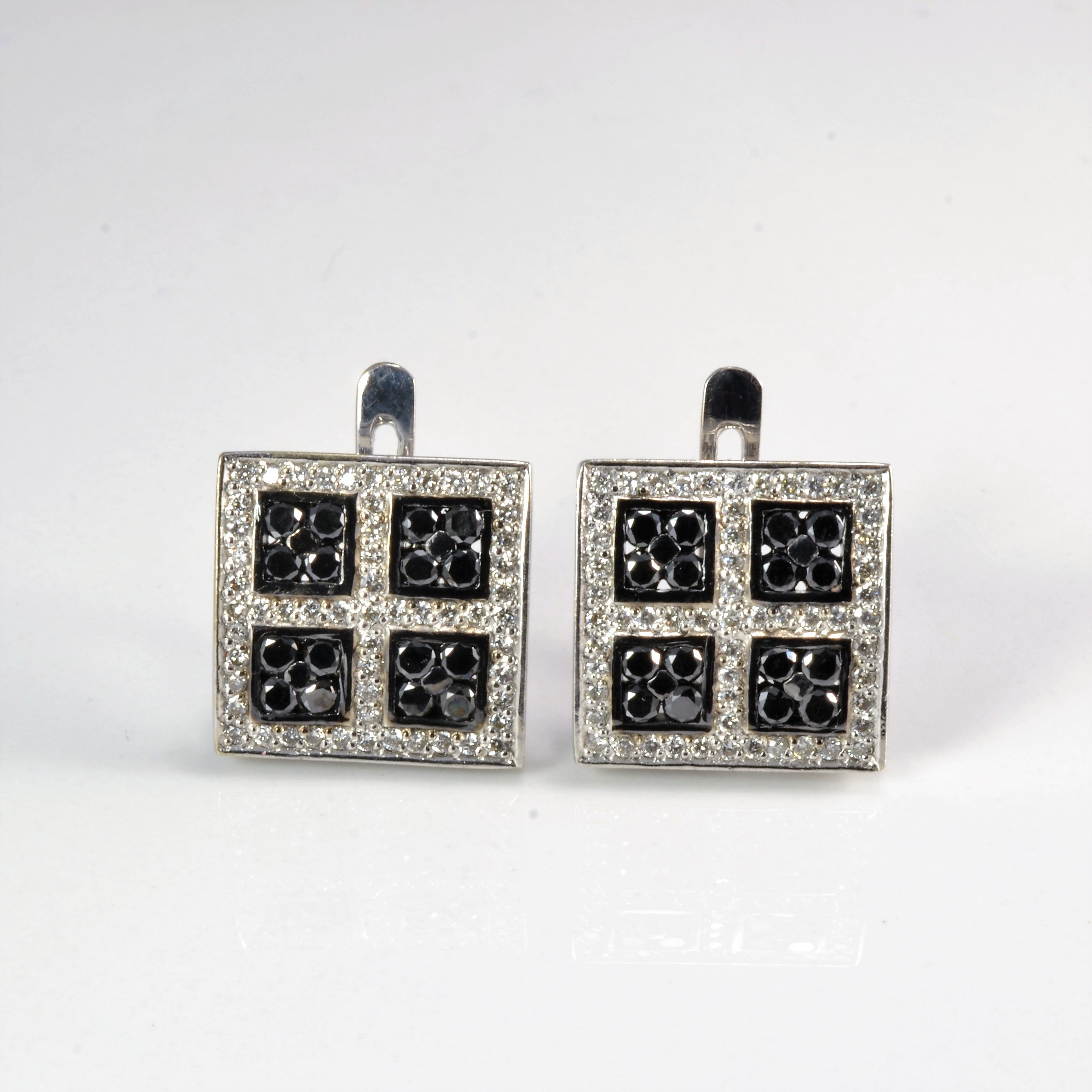 Cluster Set Diamond Earrings | 1.37 ctw |