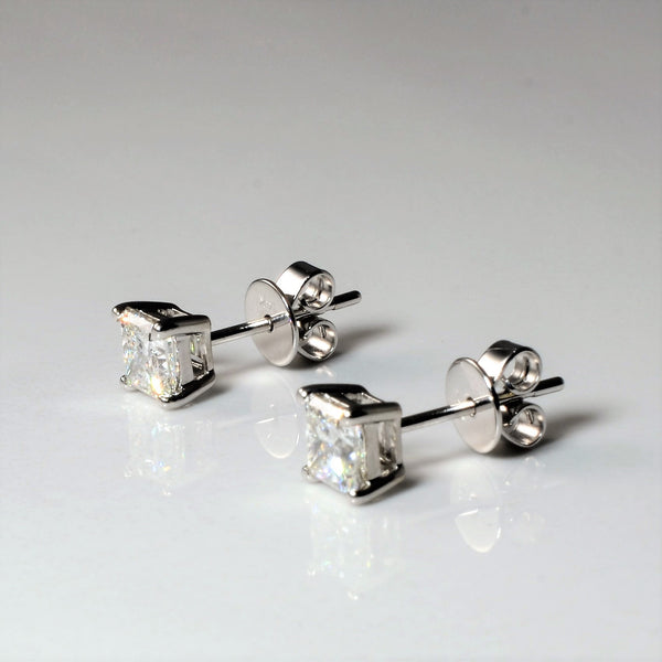 Princess Diamond Stud Earrings | 1.01ctw |