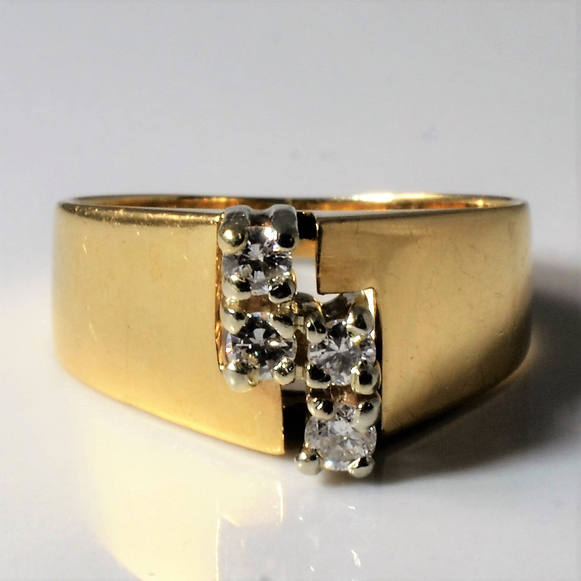 Four Stone Diamond Ring | 0.18ctw | SZ 3.75 |