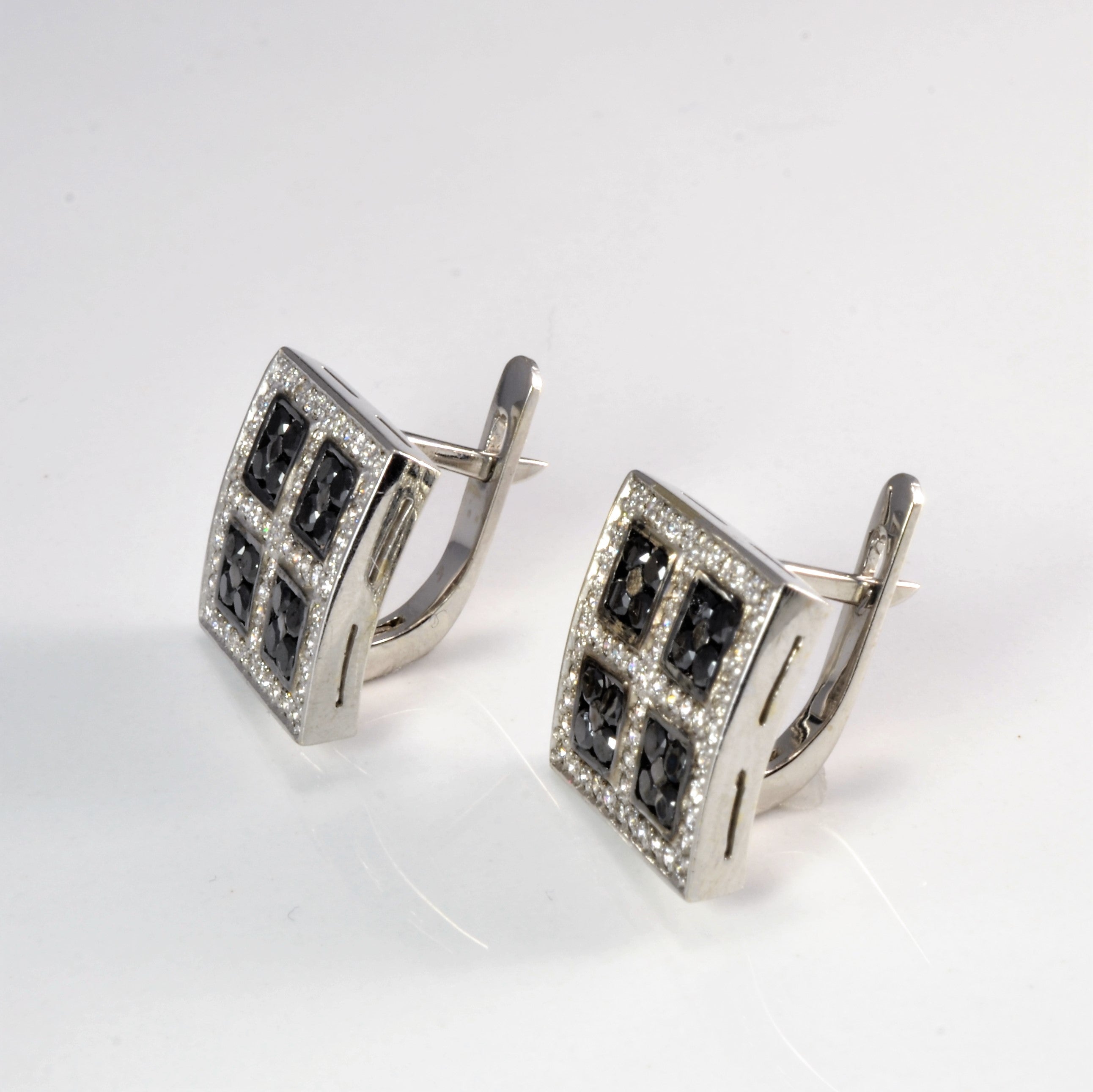 Cluster Set Diamond Earrings | 1.37 ctw |