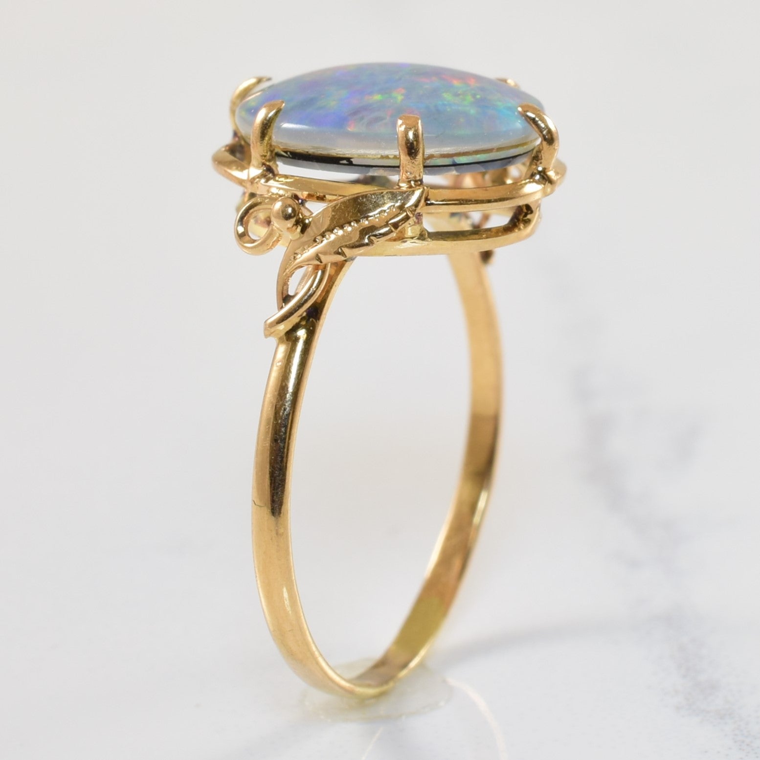 Opal Triplet Cocktail Ring | 2.20ct | SZ 7 |