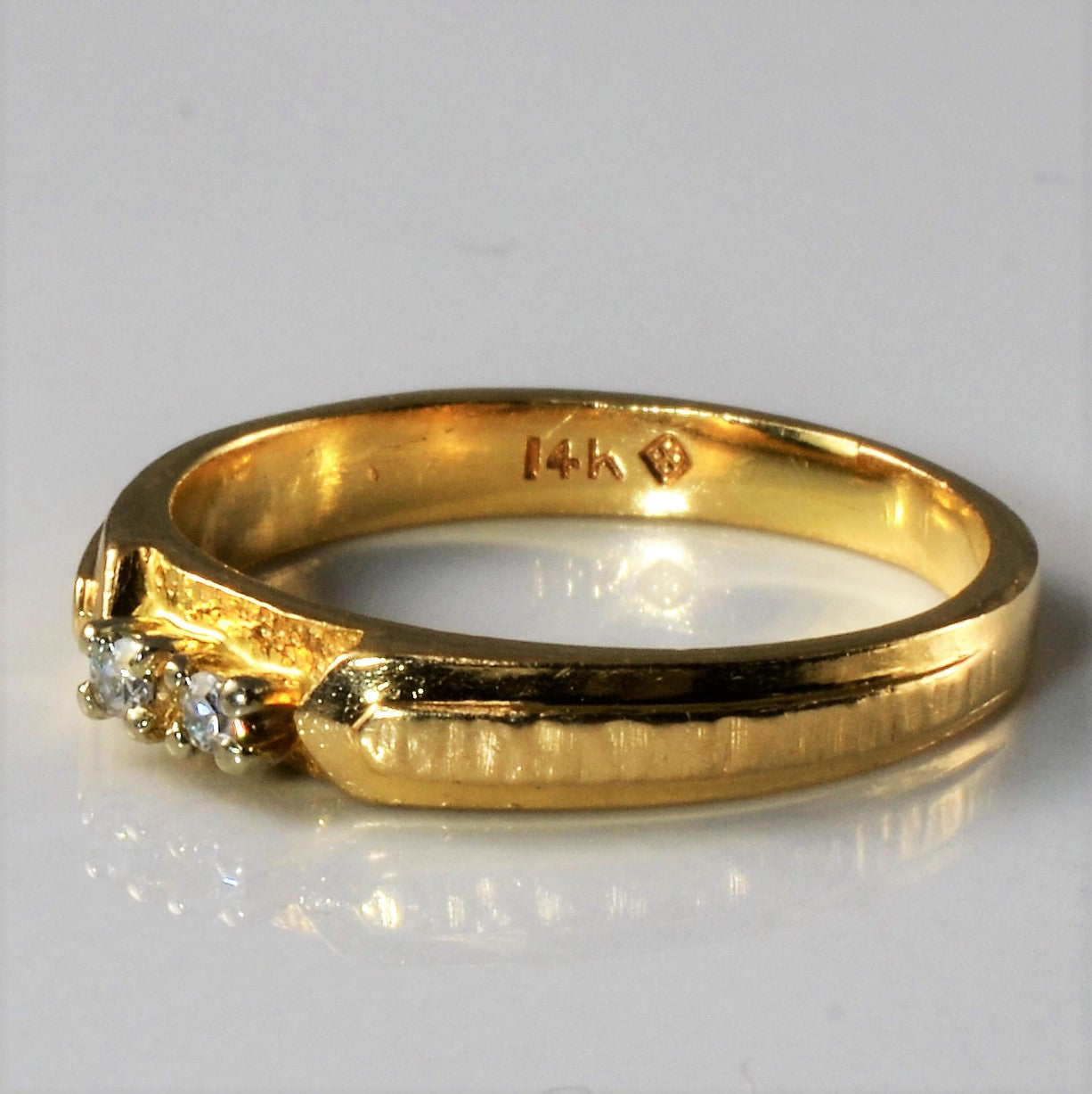Two Stone Diamond Band | 0.04ctw | SZ 6 |