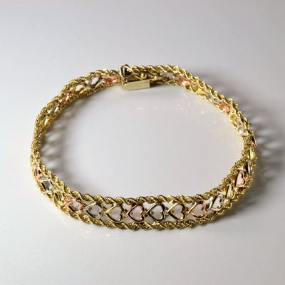 Heart Link Bracelet | 8