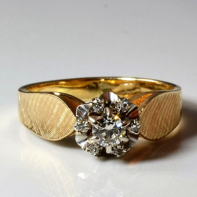 Cluster Set Diamond Ring | 0.17ctw | SZ 8 |