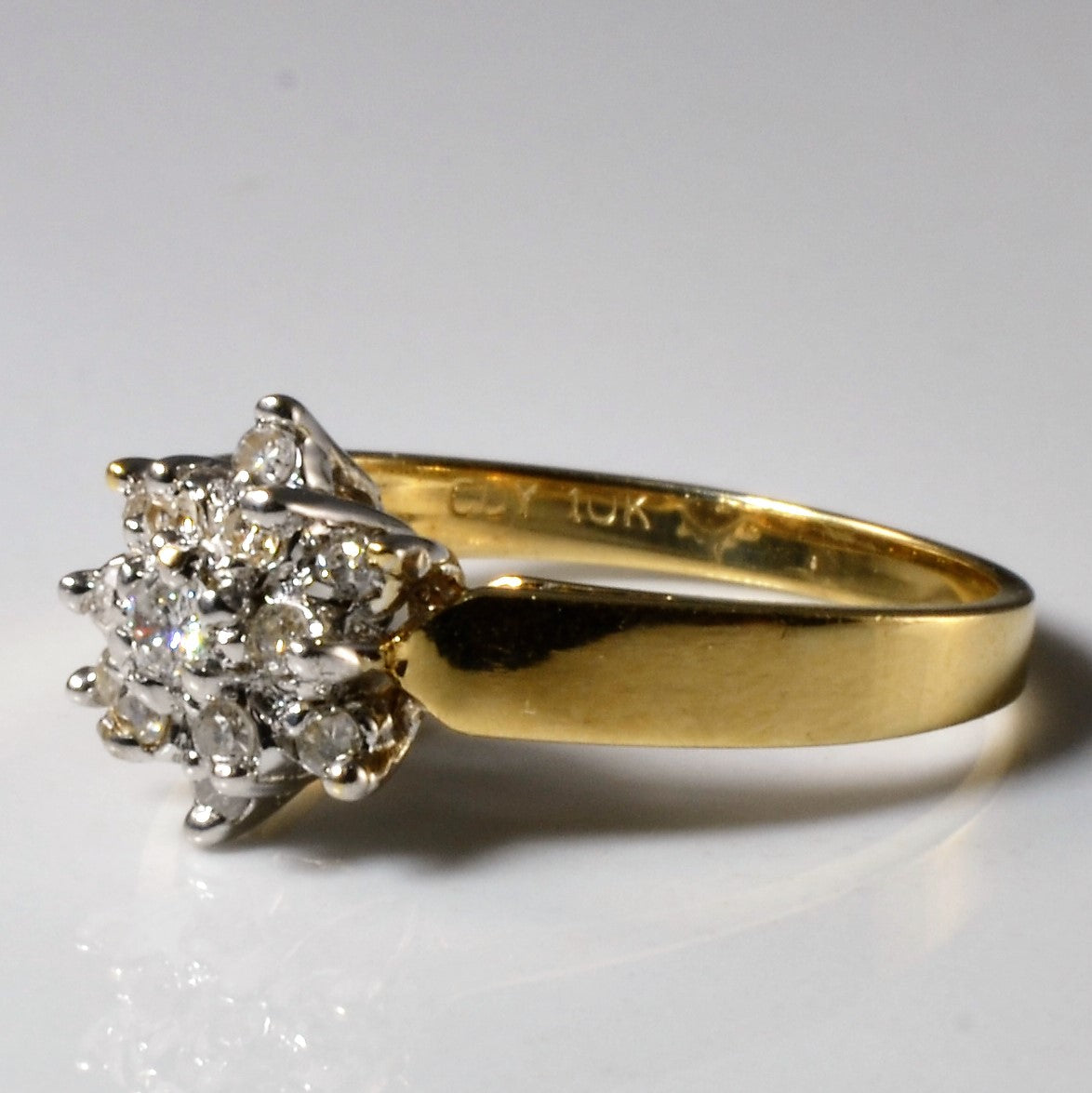 Cluster Burst Diamond Ring | 0.23ctw | SZ 6.5 |