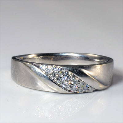 Pave Twist Diamond Band | 0.20ctw | SZ 11.5 |