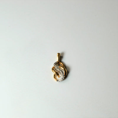 Diamond Swirl Pendant | 0.015ctw |