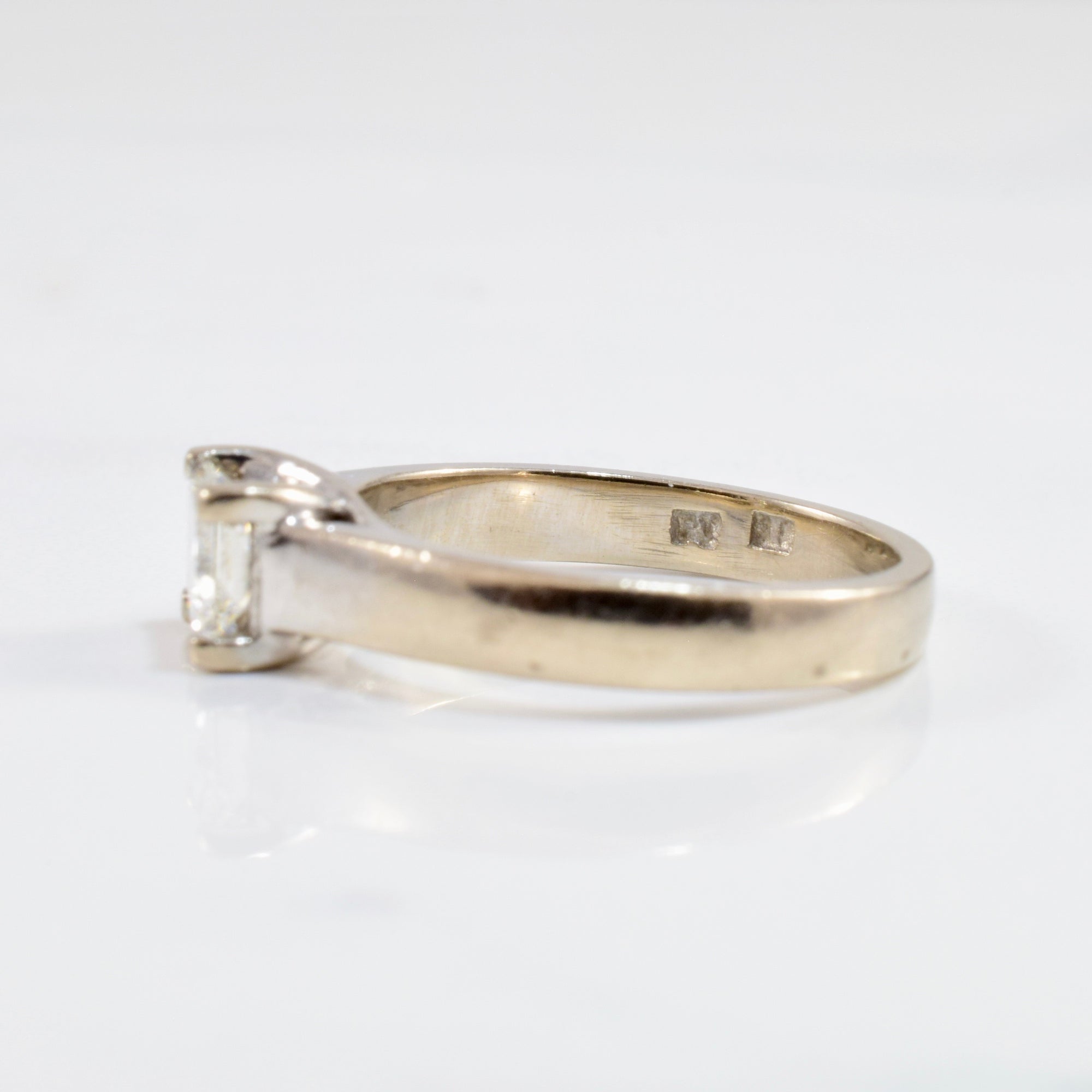 Radiant Cut Solitaire Diamond Engagement Ring | 0.70 ct | SZ 5.5 |