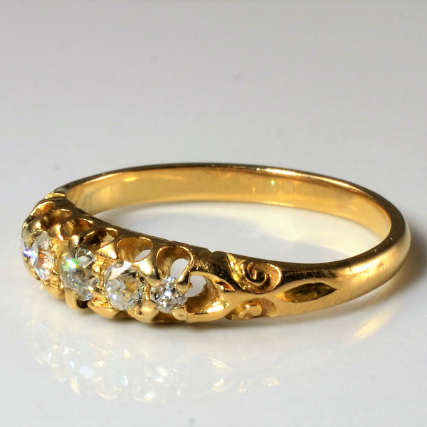 Early 1900s Five Stone Diamond Ring | 0.29ctw | SZ 6 |
