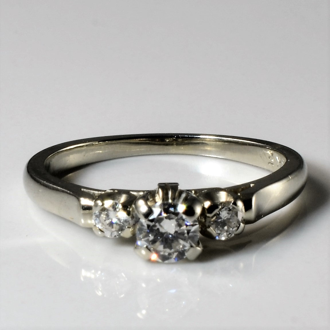 Birks' Three Stone Diamond Ring | 0.31ctw | SZ 4.75 |