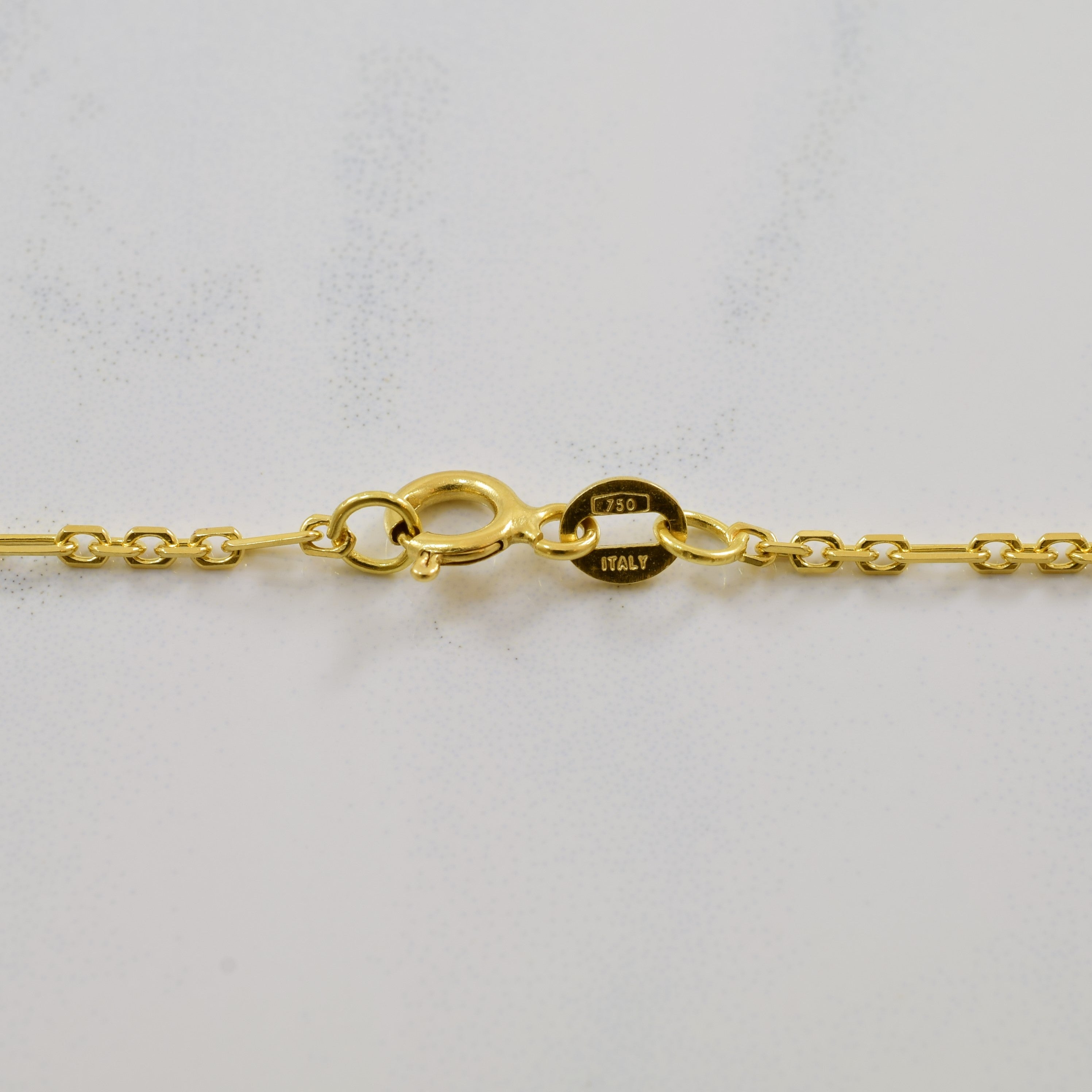 18k Yellow Gold Long & Short Chain | 15.5" |