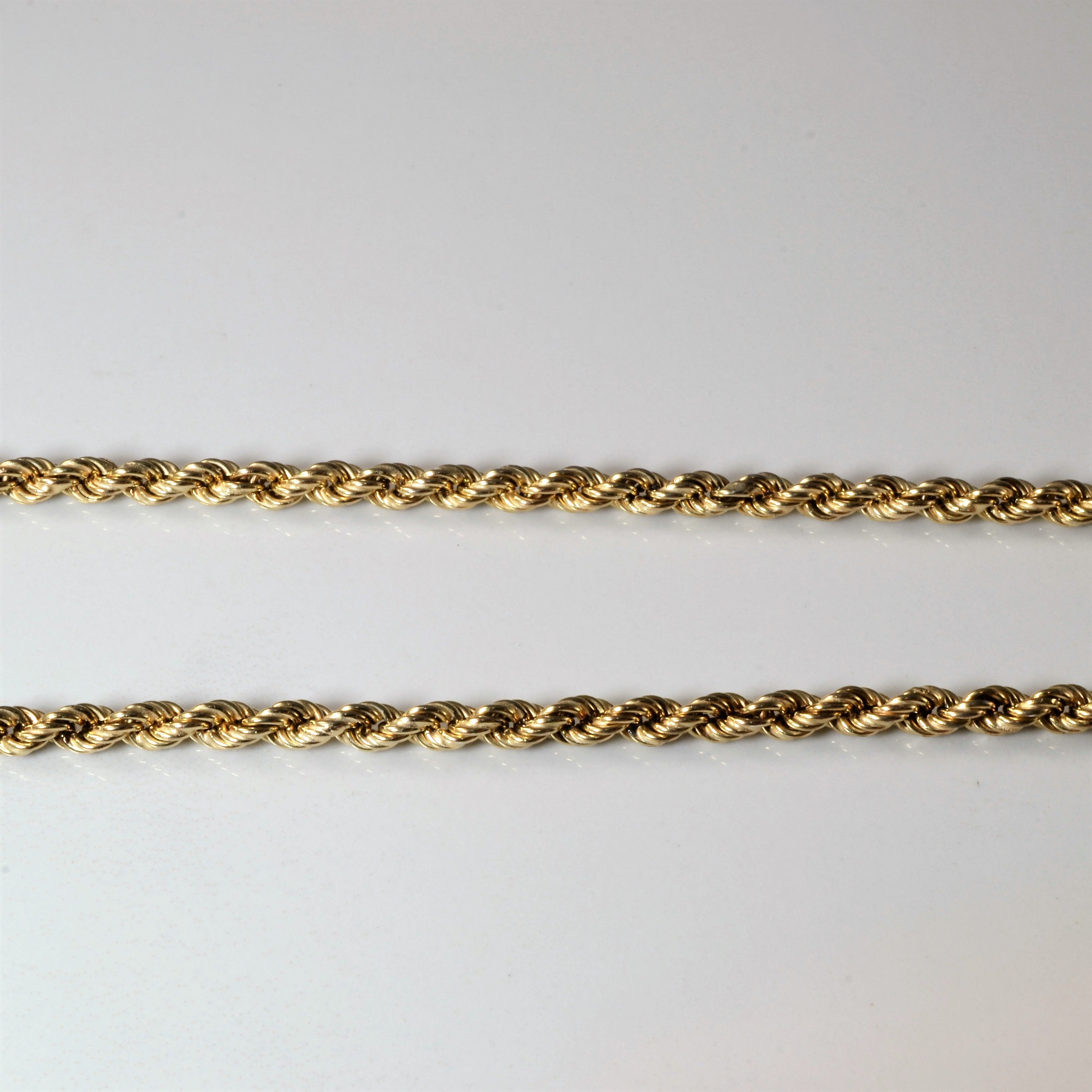 10k Yellow Gold Rope Chain | 18" |