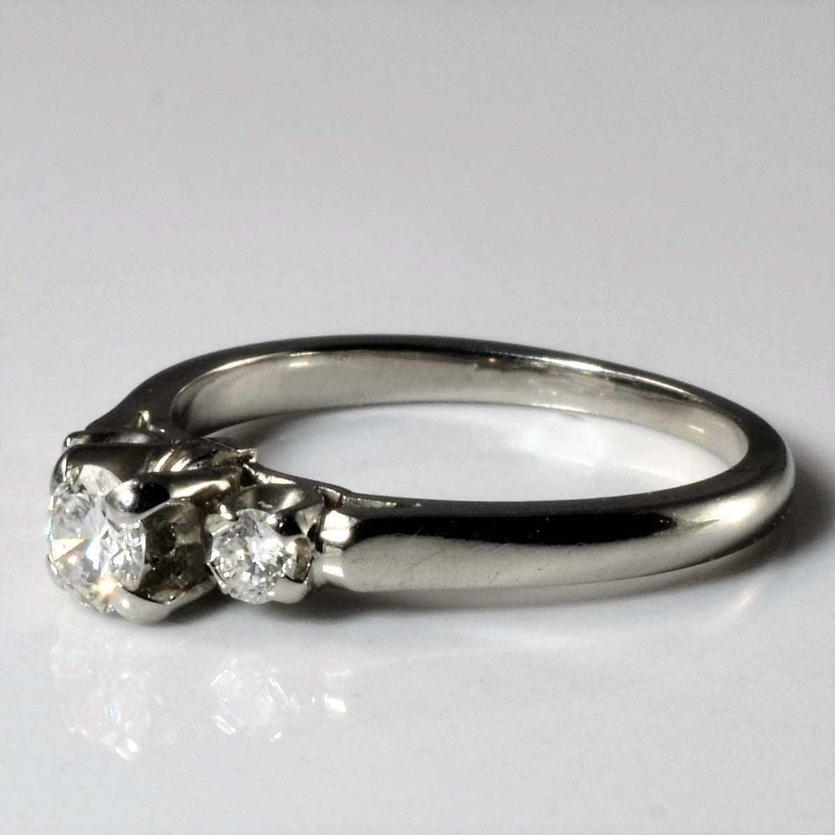 Birks' Three Stone Diamond Ring | 0.31ctw | SZ 4.75 |