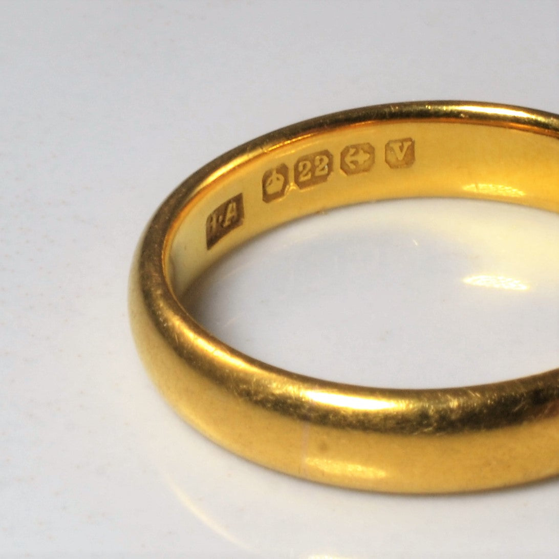 1940s Yellow Gold Band | SZ 6 |