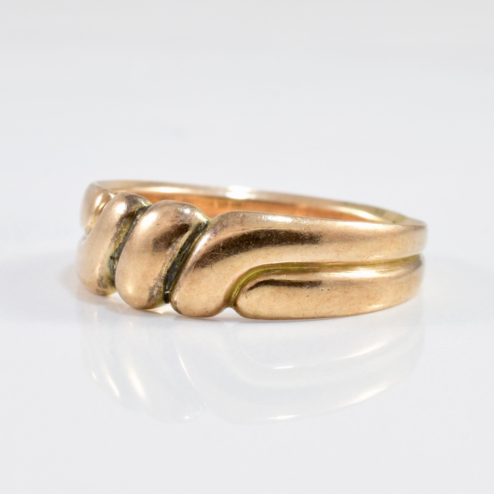 Victorian Era Twisted Gold Band | SZ 6.5 |