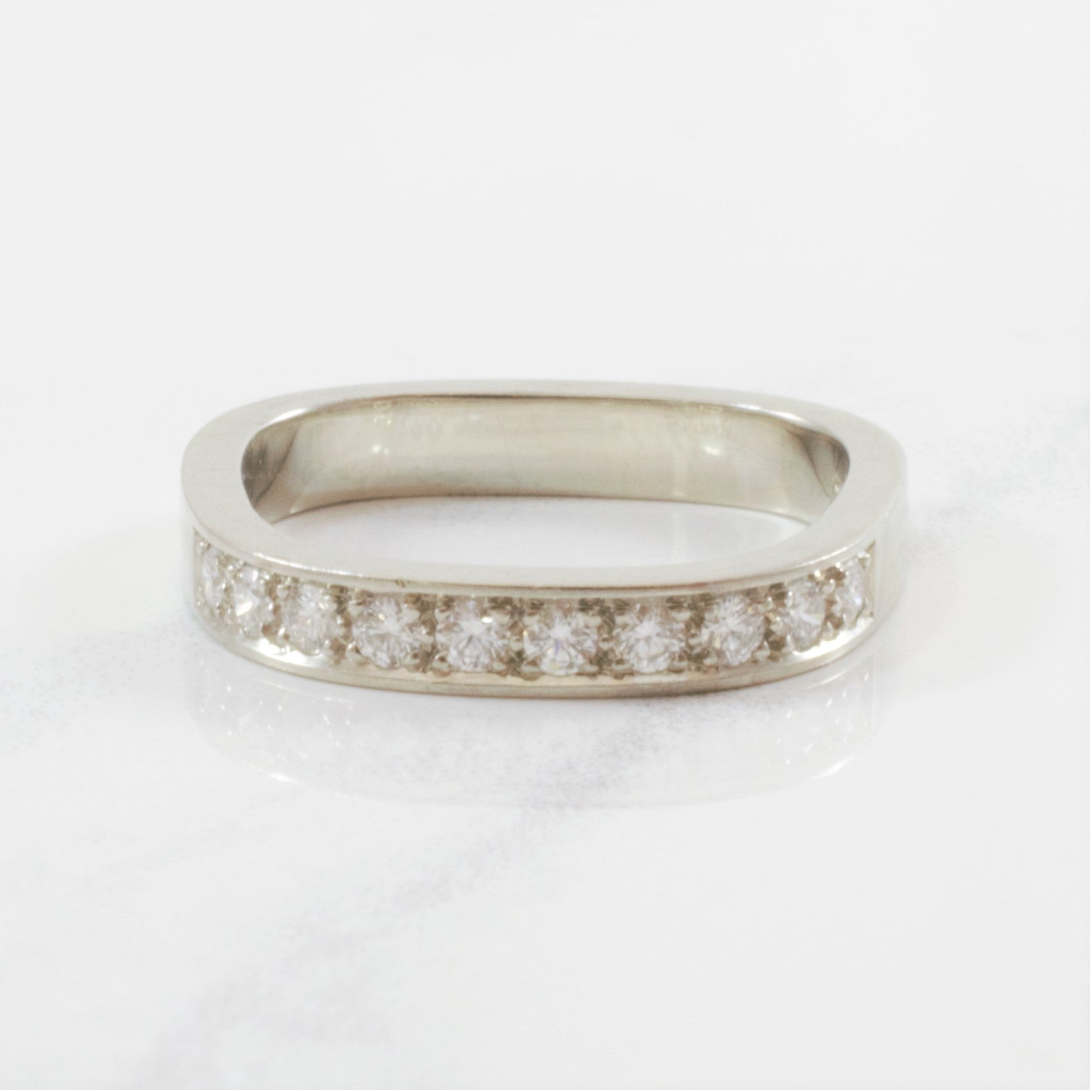 Soft Square Semi Eternity Band | 0.23 ctw | SZ 5.5 |