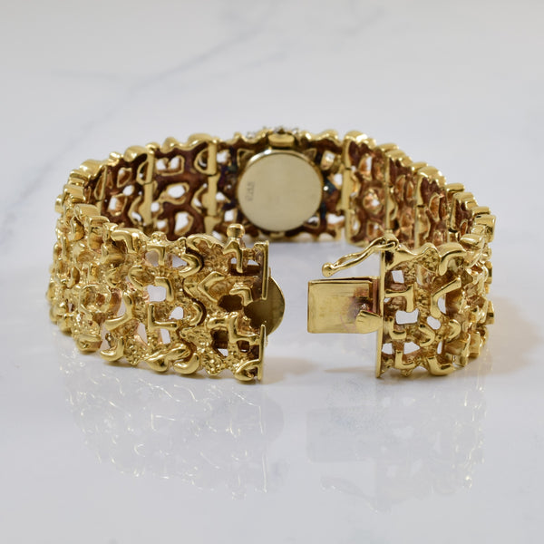 Rolex' Solid Gold Vintage Diamond Watch | 0.52ctw | 6.5