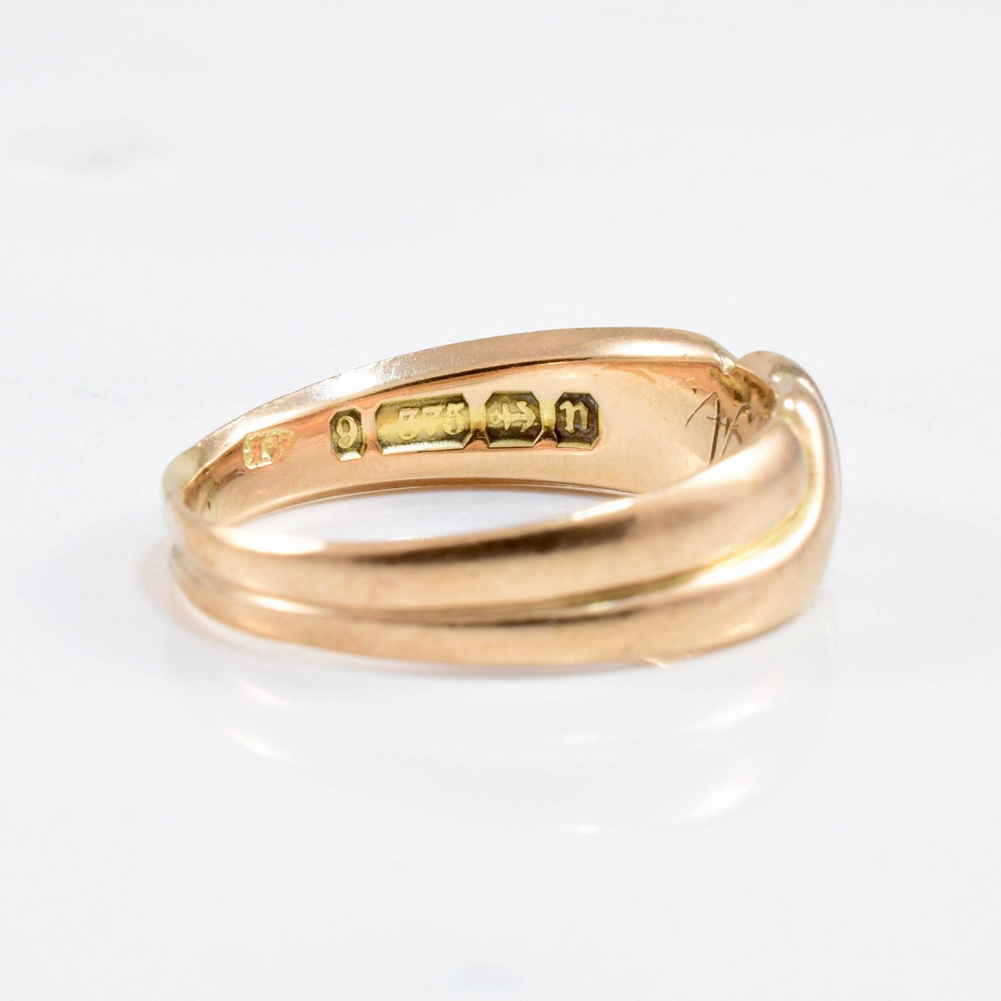 Victorian Era Twisted Gold Band | SZ 6.5 |