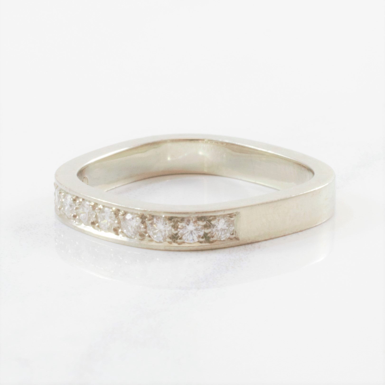 Soft Square Semi Eternity Band | 0.23 ctw | SZ 5.5 |