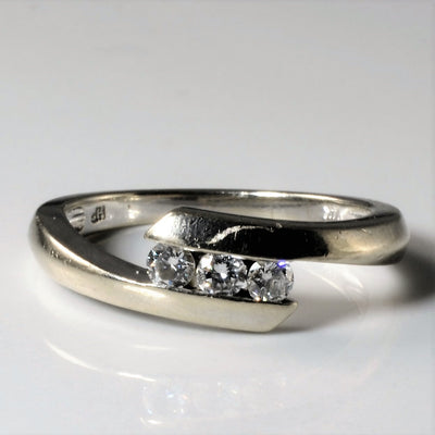 Bypass Channel Diamond Ring | 0.24ctw | SZ 7 |