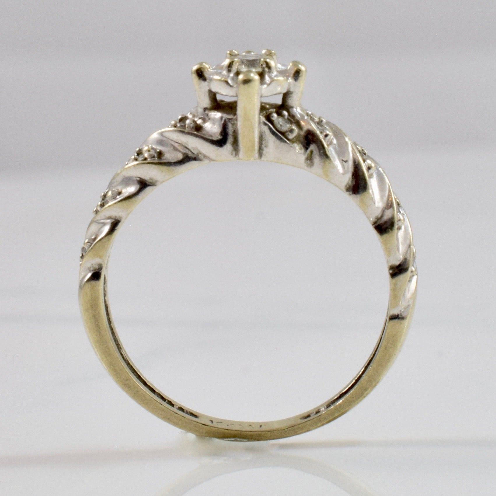 Petite Engagement Ring | 0.10 ctw SZ 5 |