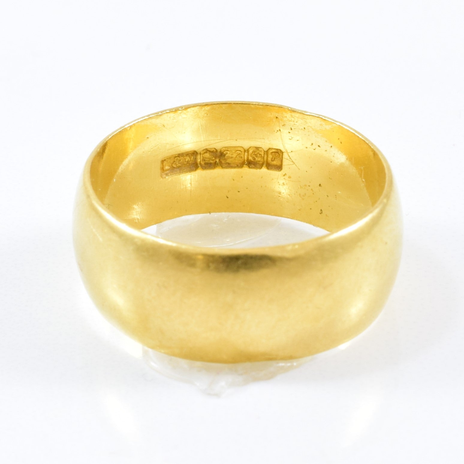 1960s Wide Gold Band, SZ 6.25