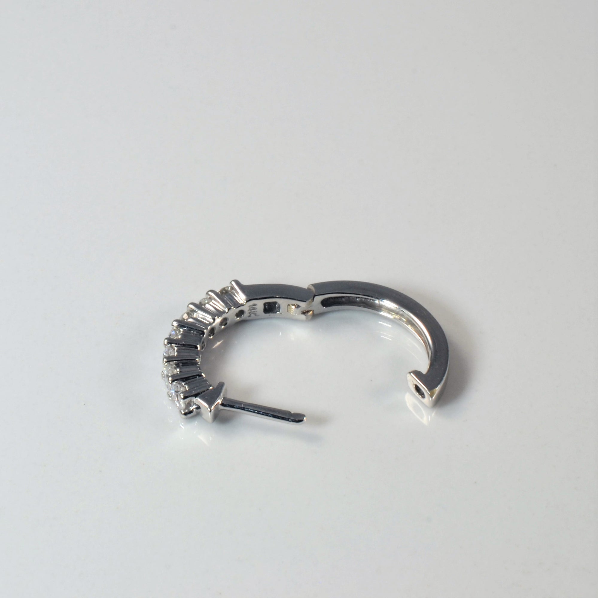 Pave Diamond Huggie Earrings | 0.50ctw |