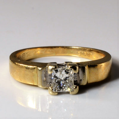 Princess Solitaire & Ring Enhancer Set | 0.45ct | SZ 5.5 |
