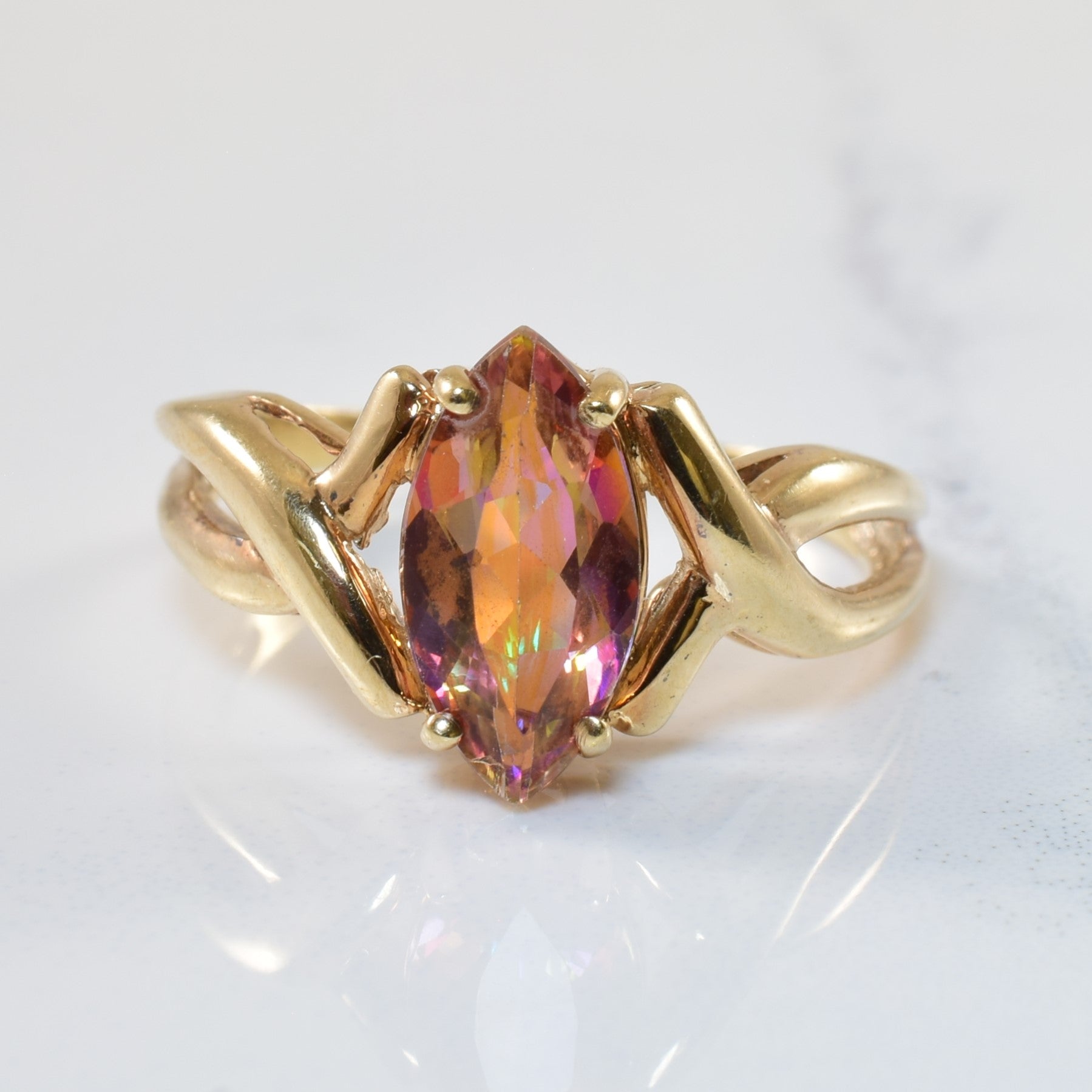 Sunset Mystic Topaz Ring | 1.60ct | SZ 8.25 |