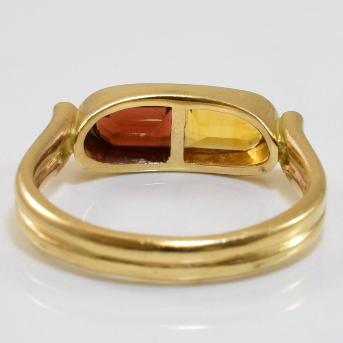 Garnet, Citrine & Diamond Ring | 1.00ctw, 0.02ctw | SZ 7 |