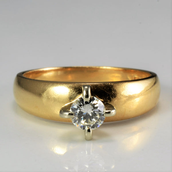 'Birks' Solitaire Diamond Engagement Ring | 0.28 ct, SZ 6 |