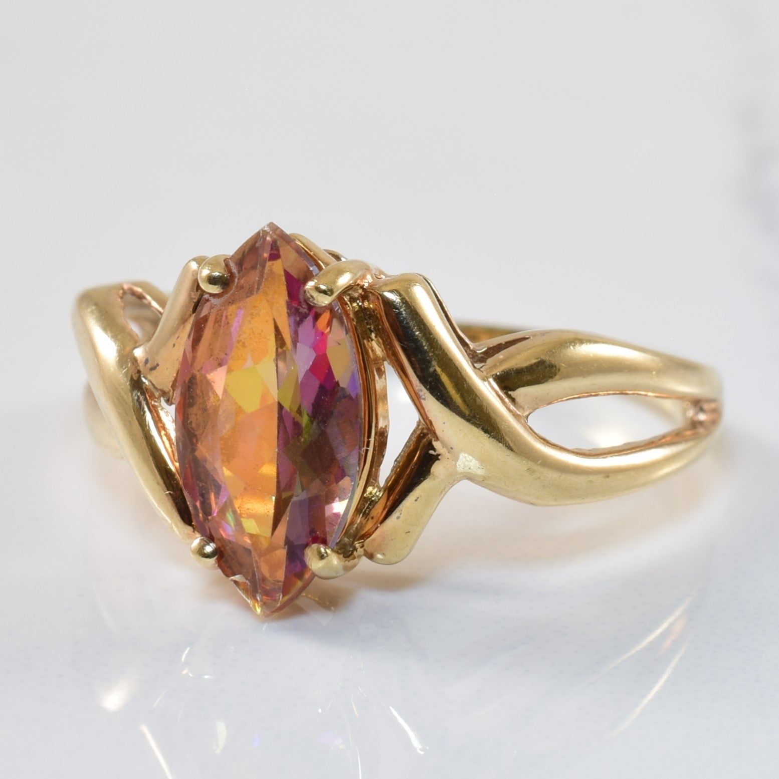 Sunset Mystic Topaz Ring | 1.60ct | SZ 8.25 |