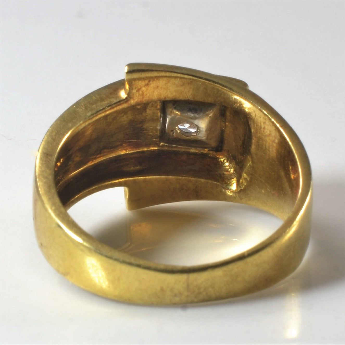 Diamond Buckle Ring | 0.09ct | SZ 5.25 |