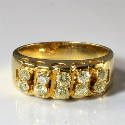 Pale Yellow Diamond Ring | 0.38ctw | SZ 6 |