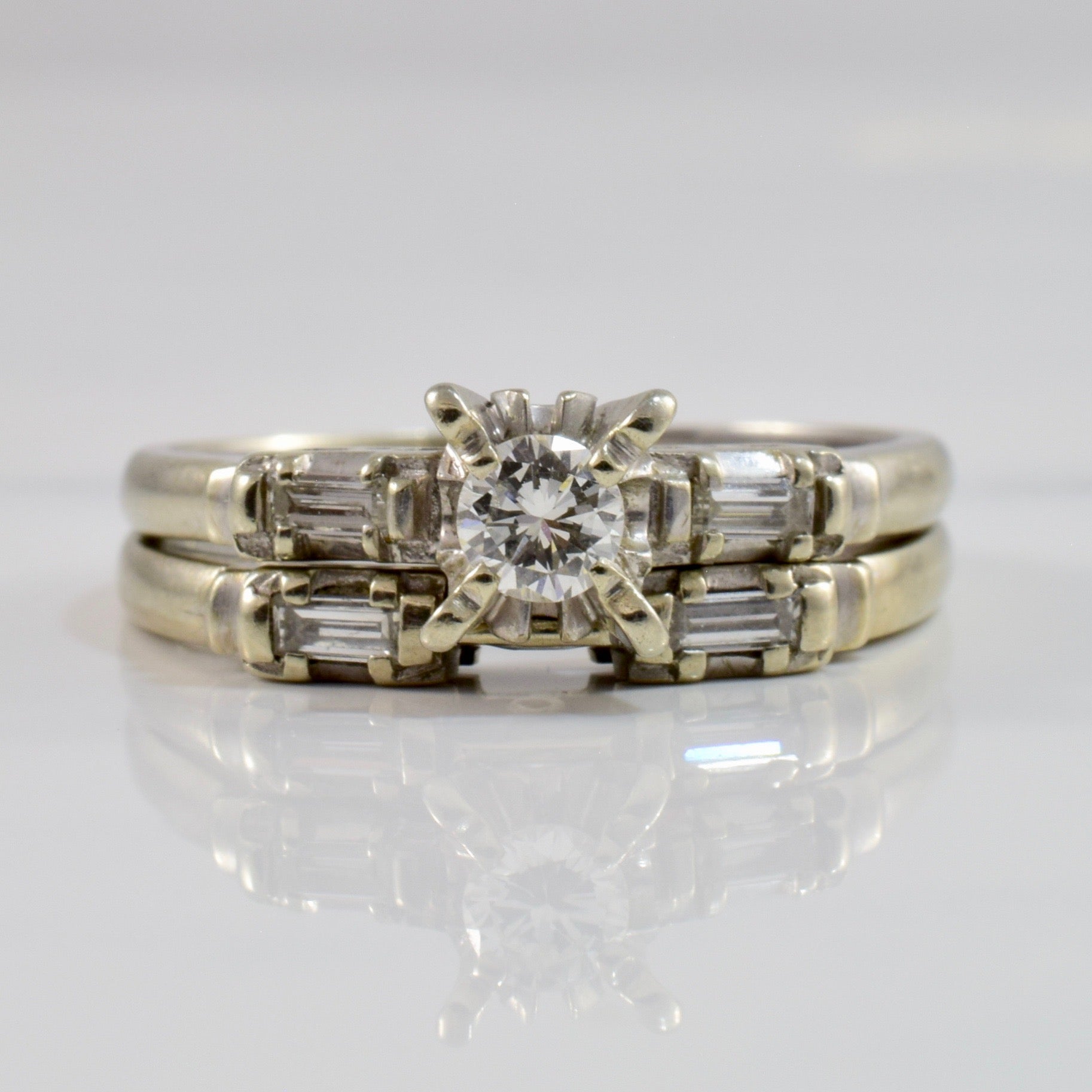 brilliant cut vintage engagement ring with diamond, antique diamond ring