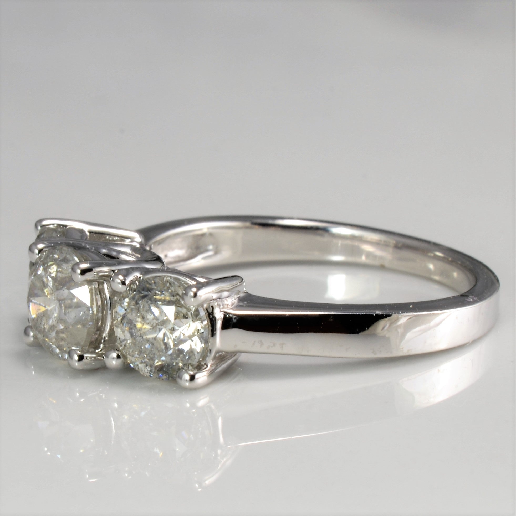 Three Stone Diamond Engagement Ring | 1.00 ctw, SZ 7 |