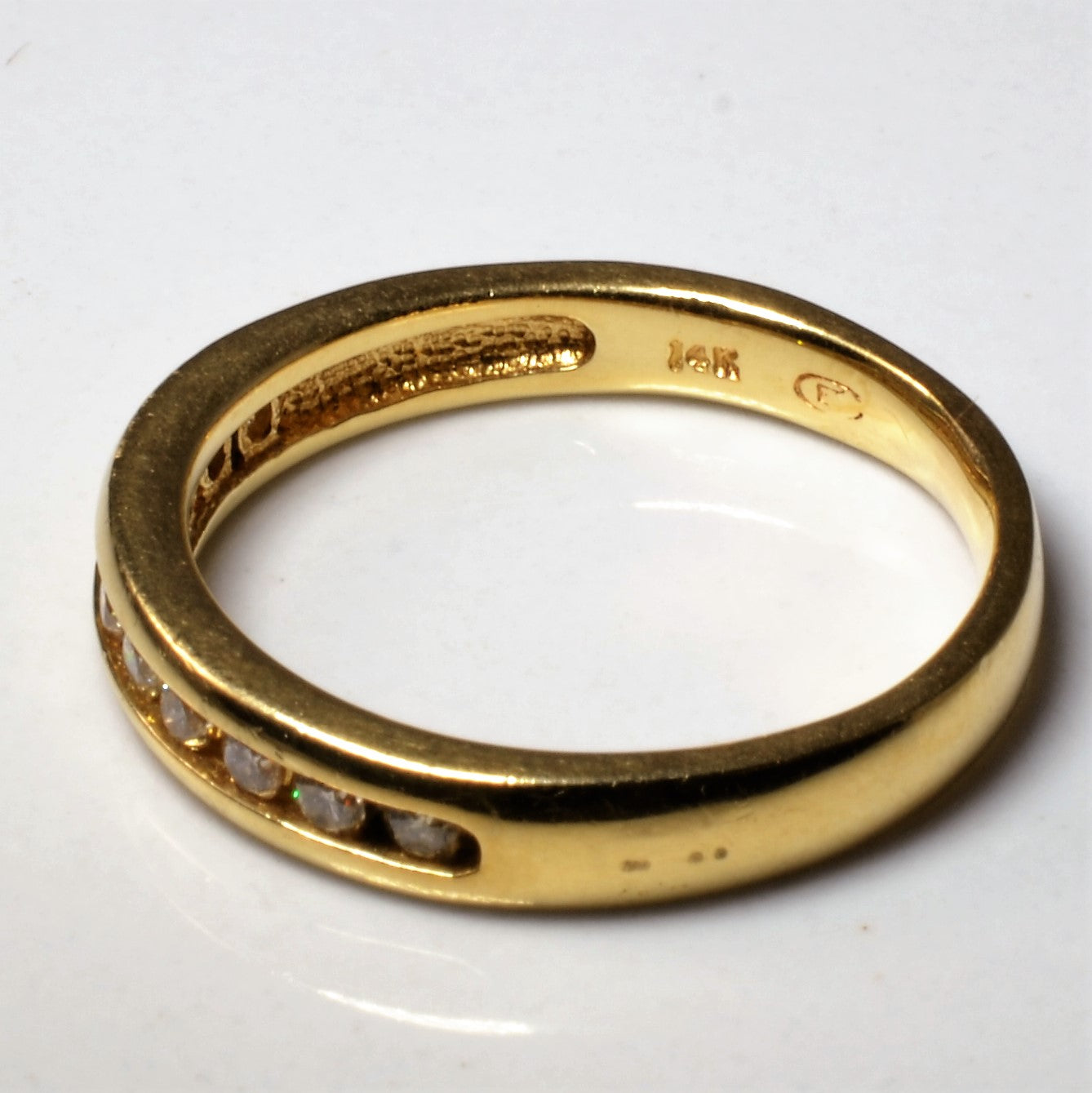 Channel Set Diamond Band | 0.10ctw | SZ 7.75 |