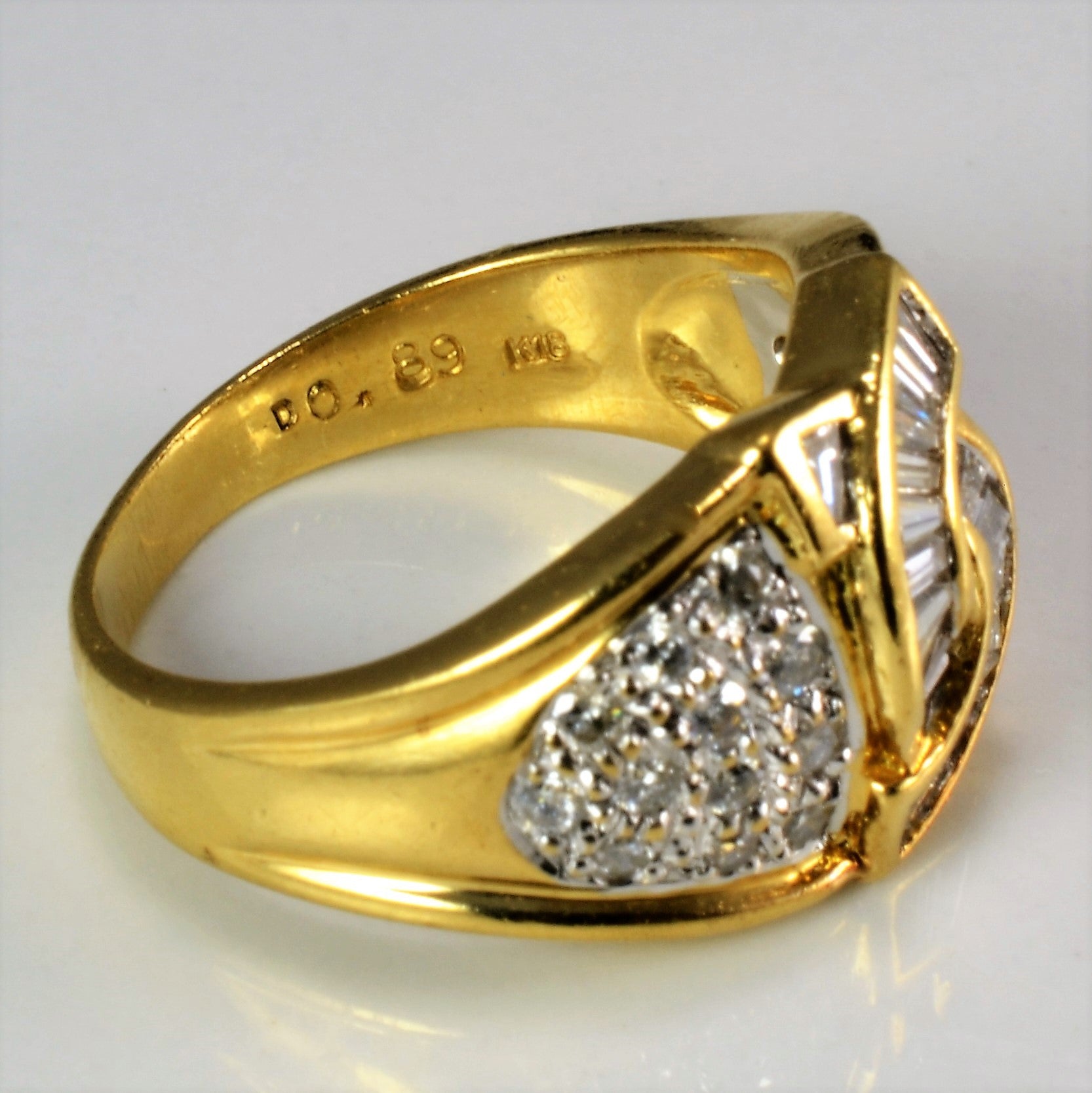 Cluster Multi Diamond Ladies Ring | 0.89 ctw, SZ 6.25 |