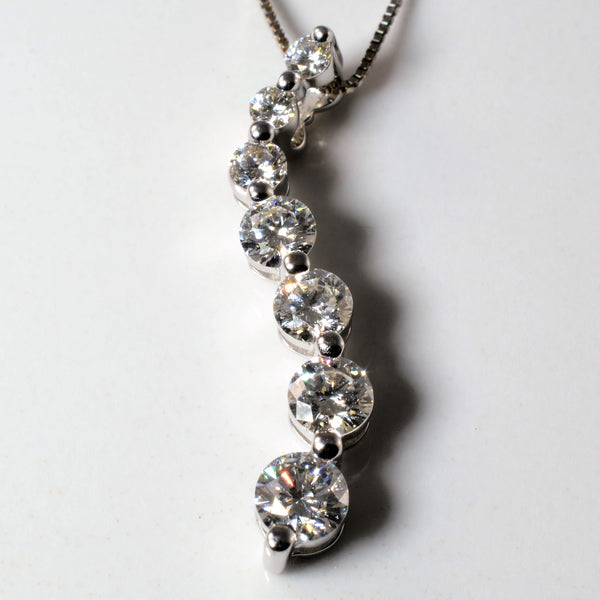 Diamond Journey Necklace | 1.00ctw | 18