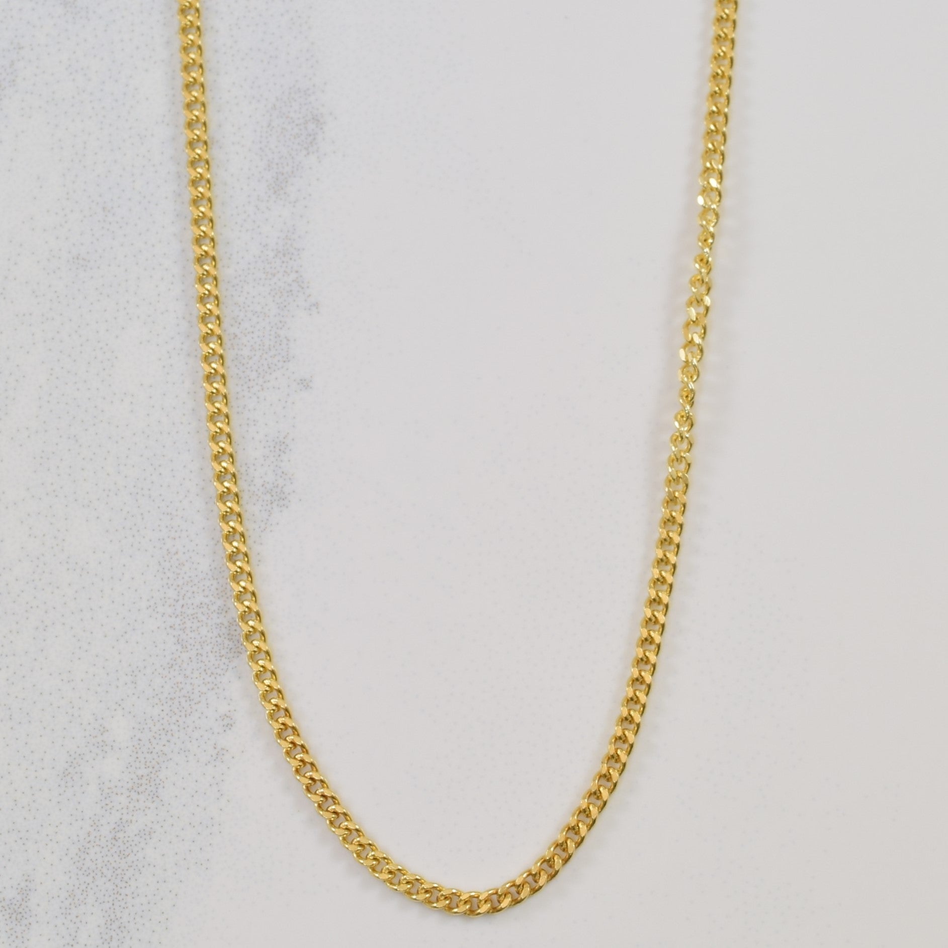 10k Yellow Gold Curb Chain | 16" |